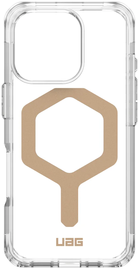 UAG Plyo Apple iPhone 16 Pro Hoesje MagSafe Back Cover Ice Goud afbeelding 6