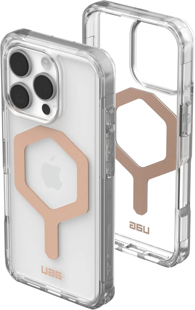 UAG Plyo Apple iPhone 16 Pro Hoesje MagSafe Back Cover Ice Goud afbeelding 1