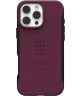 UAG Civilian Apple iPhone 16 Pro Max Hoesje MagSafe Back Cover Bordeaux