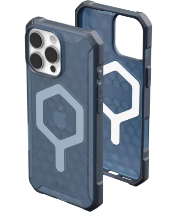 UAG Essential Armor Apple iPhone 16 Pro Max Hoesje MagSafe Back Cover Blauw Hoesjes