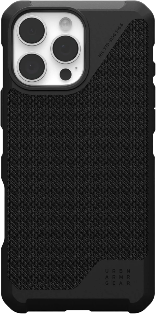 UAG Metropolis LT Apple iPhone 16 Pro Max Hoesje MagSafe Back Cover Kevlar Zwart afbeelding 9