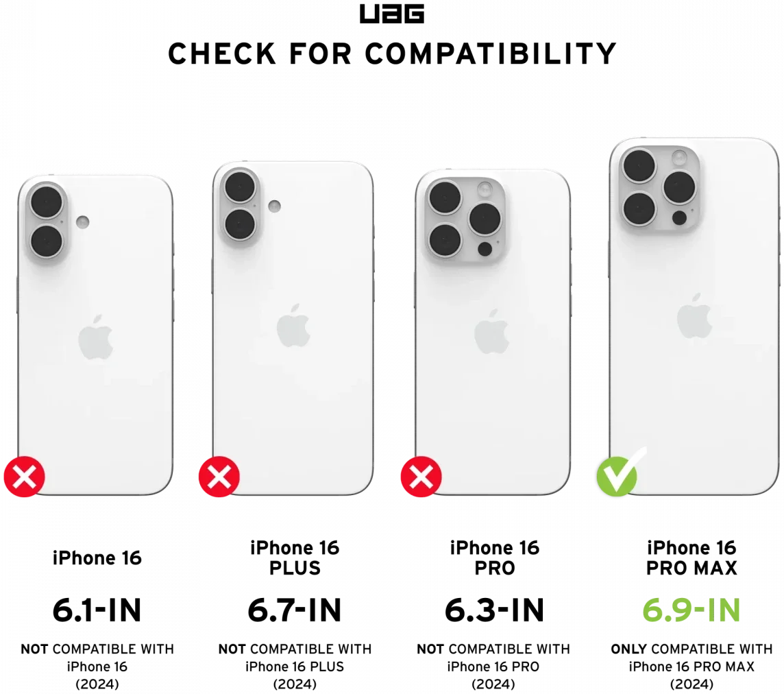 UAG Metropolis LT Apple iPhone 16 Pro Max Hoesje MagSafe Back Cover Kevlar Zwart afbeelding 7
