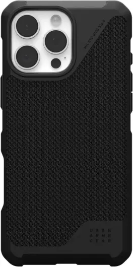 UAG Metropolis LT Apple iPhone 16 Pro Max Hoesje MagSafe Back Cover Kevlar Zwart afbeelding 9