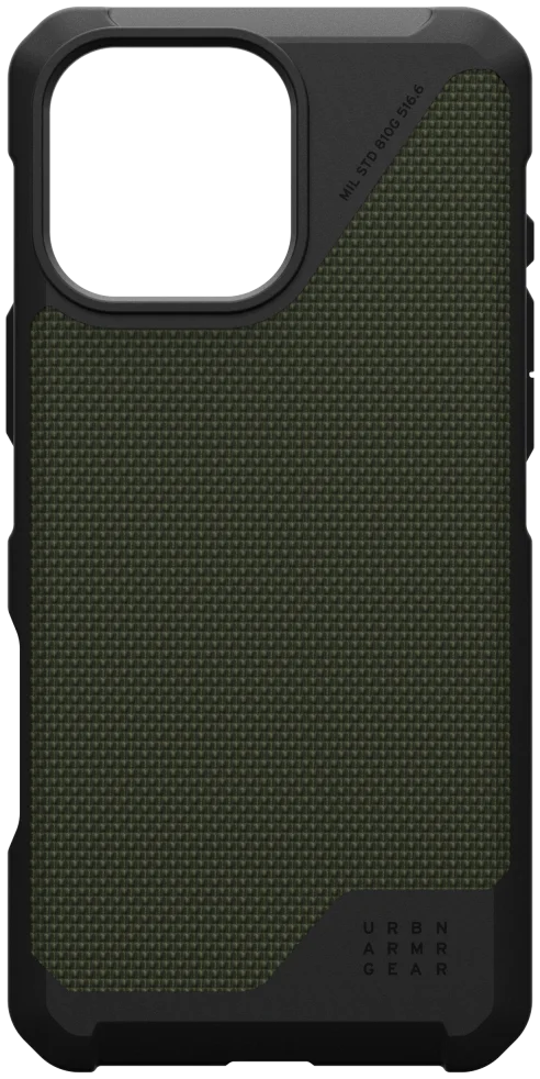 UAG Metropolis LT Apple iPhone 16 Pro Max Hoesje MagSafe Back Cover Kevlar Olive afbeelding 11