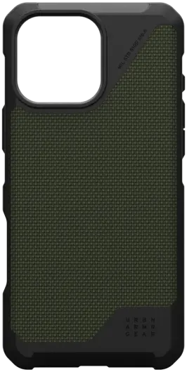 UAG Metropolis LT Apple iPhone 16 Pro Max Hoesje MagSafe Back Cover Kevlar Olive afbeelding 11