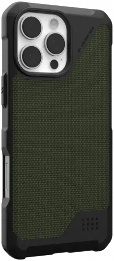 UAG Metropolis LT Apple iPhone 16 Pro Max Hoesje MagSafe Back Cover Kevlar Olive afbeelding 12