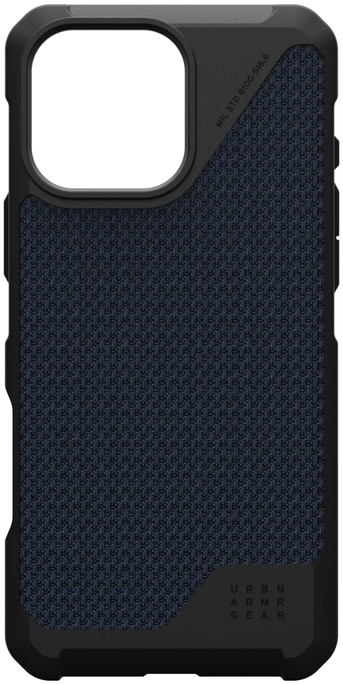UAG Metropolis LT Apple iPhone 16 Pro Max Hoesje MagSafe Kevlar Back Cover Blauw afbeelding 11