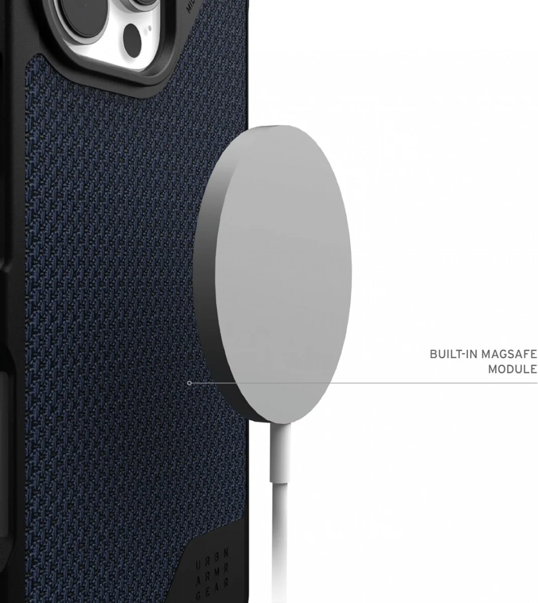 UAG Metropolis LT Apple iPhone 16 Pro Max Hoesje MagSafe Kevlar Back Cover Blauw afbeelding 5