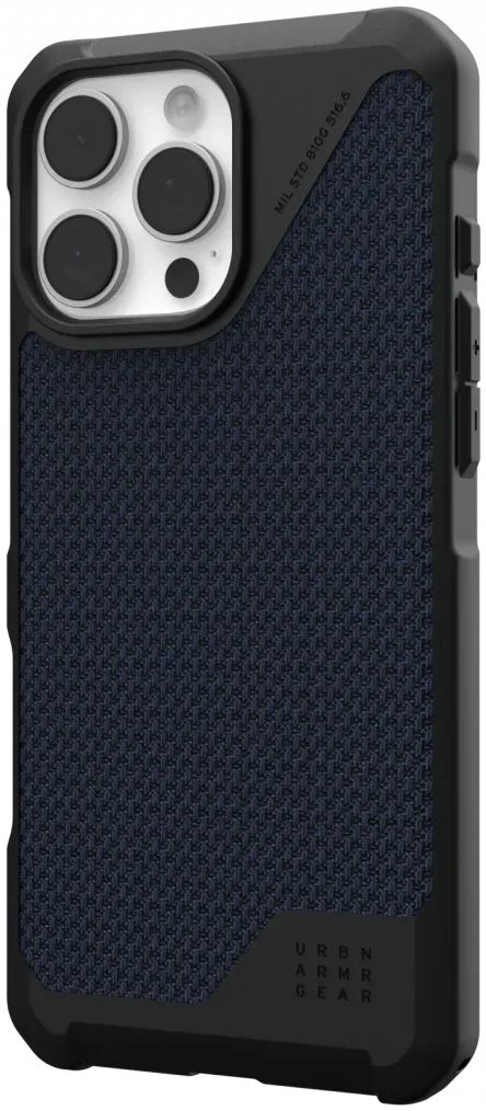 UAG Metropolis LT Apple iPhone 16 Pro Max Hoesje MagSafe Kevlar Back Cover Blauw afbeelding 10