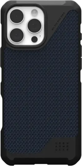 UAG Metropolis LT Apple iPhone 16 Pro Max Hoesje MagSafe Kevlar Back Cover Blauw afbeelding 2