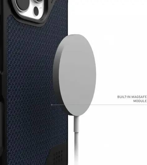 UAG Metropolis LT Apple iPhone 16 Pro Max Hoesje MagSafe Kevlar Back Cover Blauw afbeelding 5