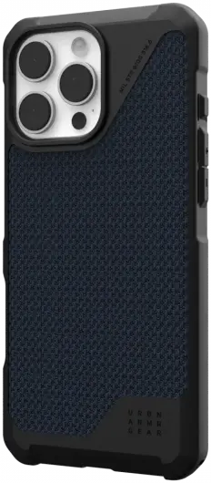 UAG Metropolis LT Apple iPhone 16 Pro Max Hoesje MagSafe Kevlar Back Cover Blauw afbeelding 10
