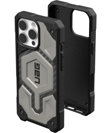 UAG Monarch Pro Apple iPhone 16 Pro Max Hoesje MagSafe Back Cover Titanium Hoesjes