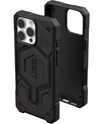 UAG Monarch Pro Apple iPhone 16 Pro Max Hoesje MagSafe Back Cover Kevlar Zwart Hoesjes