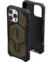 UAG Monarch Pro Apple iPhone 16 Pro Max Hoesje MagSafe Back Cover Kevlar Groen