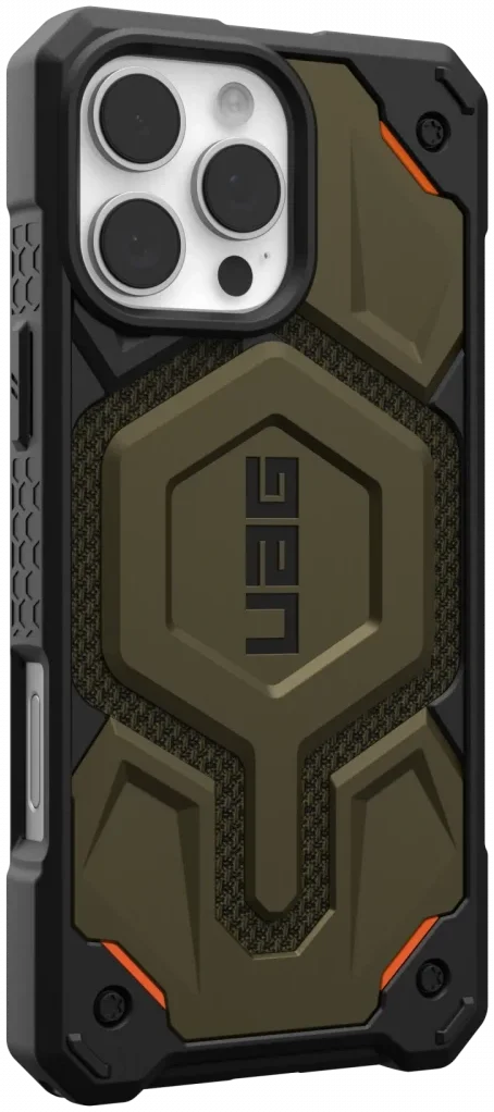 UAG Monarch Pro Apple iPhone 16 Pro Max Hoesje MagSafe Back Cover Kevlar Groen afbeelding 11