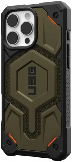 UAG Monarch Pro Apple iPhone 16 Pro Max Hoesje MagSafe Back Cover Kevlar Groen afbeelding 2