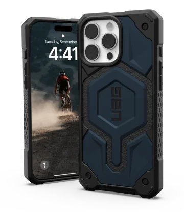 UAG Monarch Pro Apple iPhone 16 Pro Max Hoesje MagSafe Back Cover Blauw Hoesjes