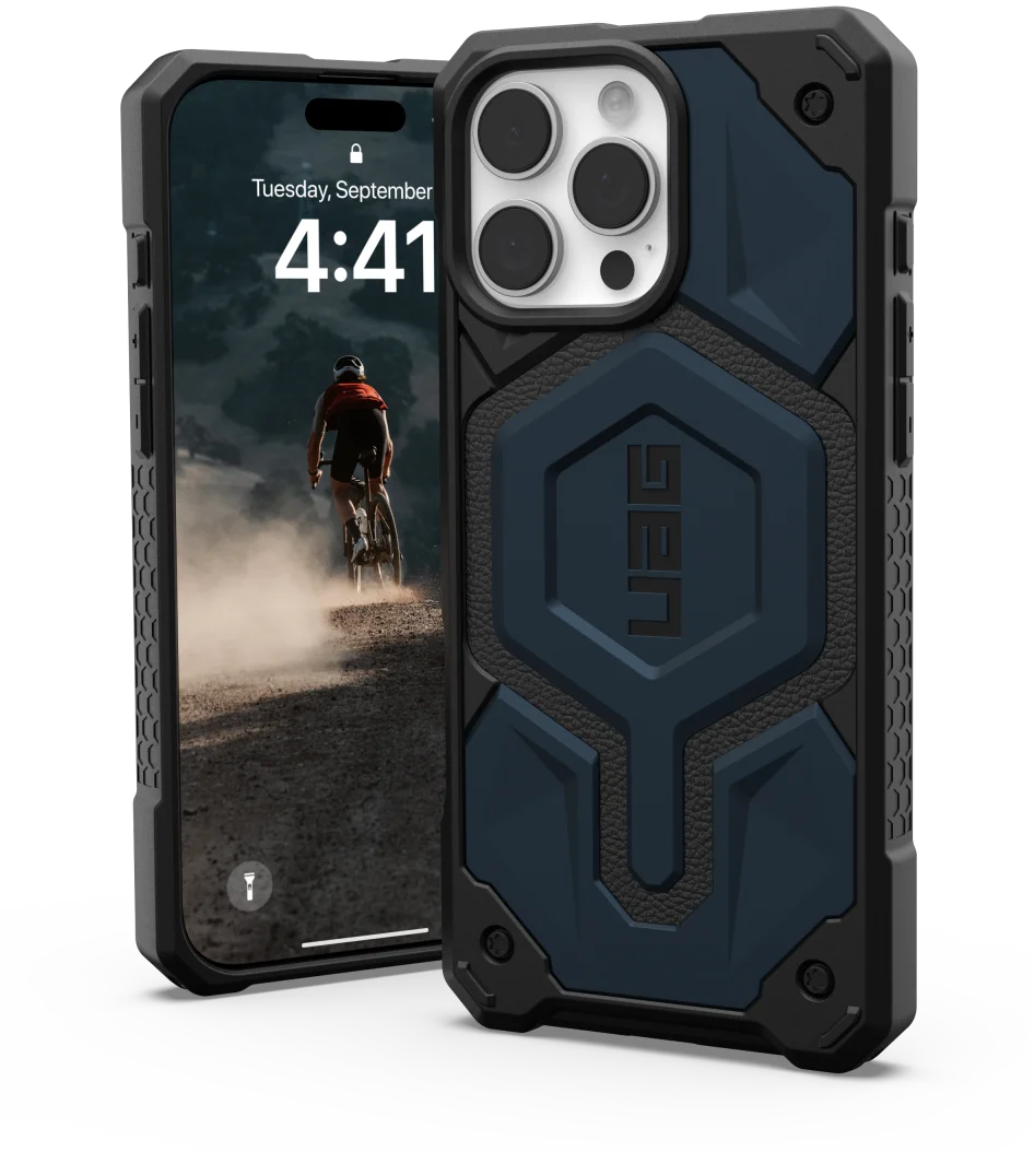 UAG Monarch Pro Apple iPhone 16 Pro Max Hoesje MagSafe Back Cover Blauw afbeelding 1