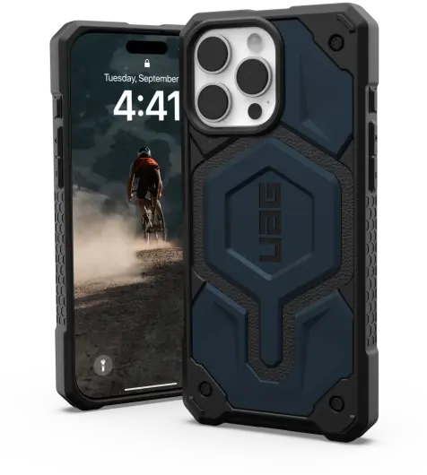 UAG Monarch Pro Apple iPhone 16 Pro Max Hoesje MagSafe Back Cover Blauw afbeelding 1