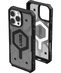 UAG Pathfinder Apple iPhone 16 Pro Max Hoesje MagSafe Back Cover Clear Ash