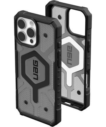 UAG Pathfinder Apple iPhone 16 Pro Max Hoesje MagSafe Back Cover Clear Ash Hoesjes