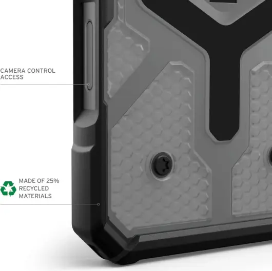 UAG Pathfinder Clear Apple iPhone 16 Pro Max Hoesje MagSafe Back Cover Ash afbeelding 5
