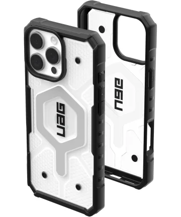 UAG Pathfinder Apple iPhone 16 Pro Max Hoesje MagSafe Back Cover Clear Ice Hoesjes