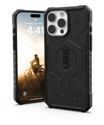 UAG Pathfinder Apple iPhone 16 Pro Max Hoesje MagSafe Back Cover Zwart Hoesjes