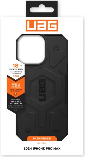 UAG Pathfinder Apple iPhone 16 Pro Max Hoesje MagSafe Back Cover Zwart afbeelding 19