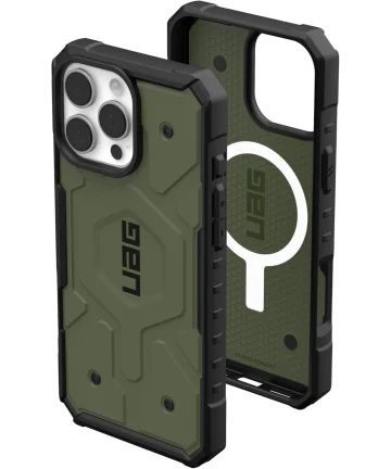 UAG Pathfinder Apple iPhone 16 Pro Max Hoesje MagSafe Back Cover Groen Hoesjes