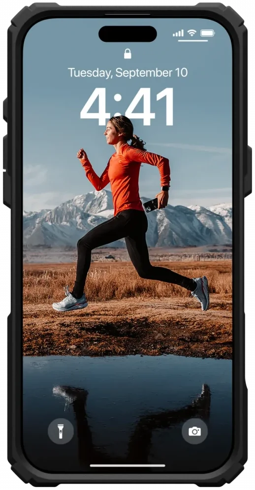 UAG Plasma XTE iPhone 16 Pro Max Hoesje MagSafe Stand Back Cover Clear Zwart afbeelding 9