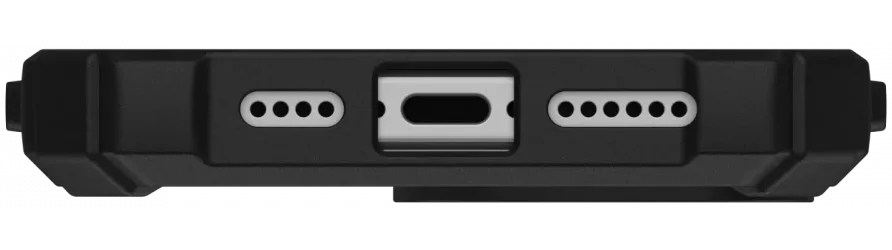 UAG Plasma XTE iPhone 16 Pro Max Hoesje MagSafe Stand Back Cover Clear Zwart afbeelding 16