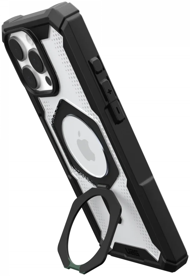 UAG Plasma XTE iPhone 16 Pro Max Hoesje MagSafe Stand Back Cover Clear Zwart afbeelding 10