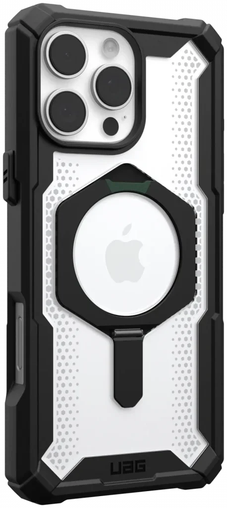 UAG Plasma XTE iPhone 16 Pro Max Hoesje MagSafe Stand Back Cover Clear Zwart afbeelding 15