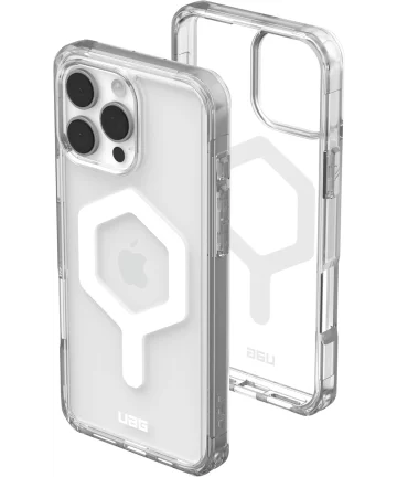 UAG Plyo Apple iPhone 16 Pro Max Hoesje MagSafe Back Cover Ice Wit Hoesjes