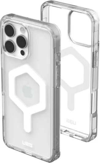 UAG Plyo Apple iPhone 16 Pro Max Hoesje MagSafe Back Cover Ice Wit afbeelding 1
