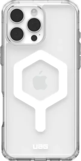 UAG Plyo Apple iPhone 16 Pro Max Hoesje MagSafe Back Cover Ice Wit afbeelding 2