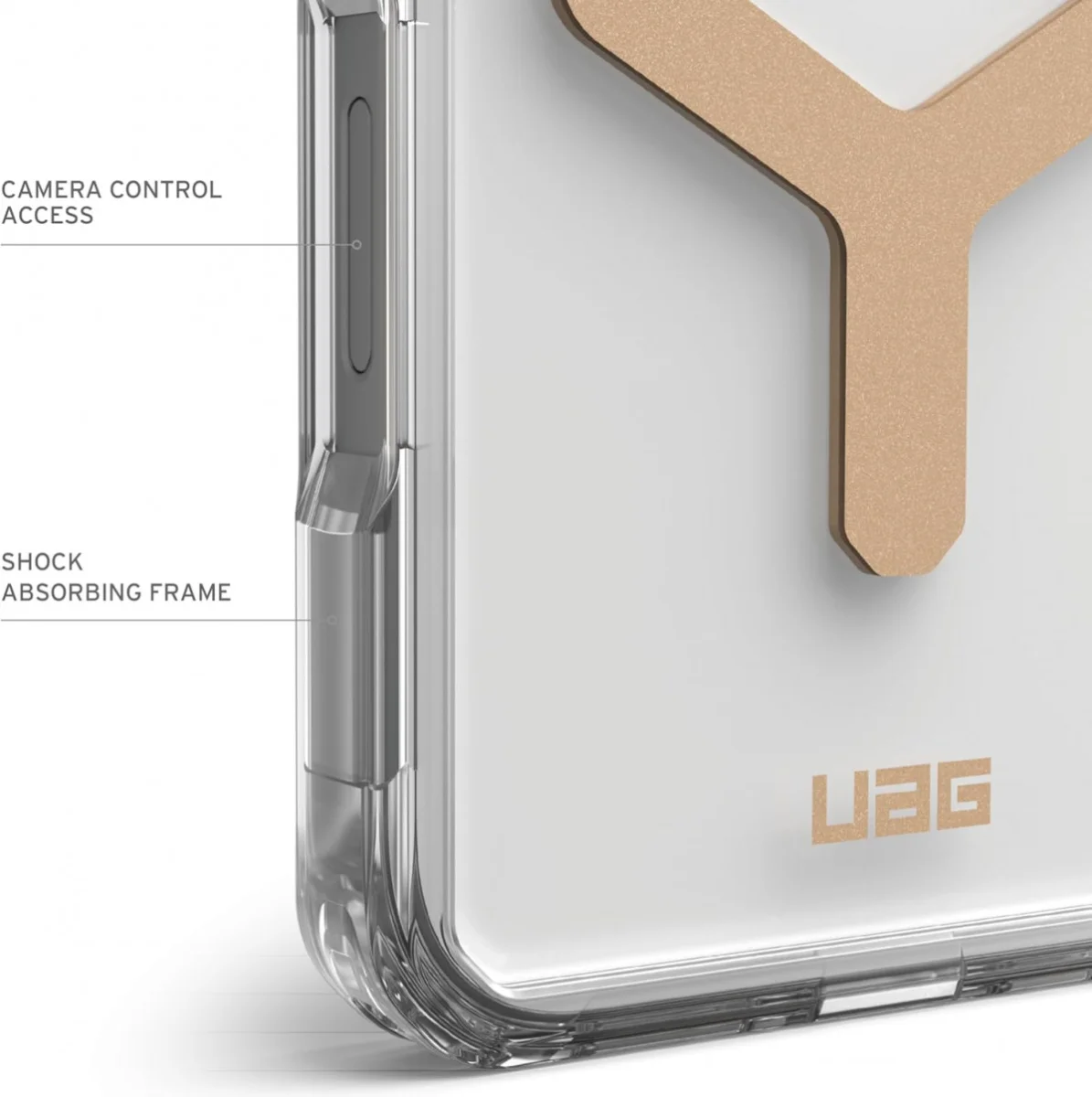 UAG Plyo Apple iPhone 16 Pro Max Hoesje MagSafe Back Cover Ice Goud afbeelding 5