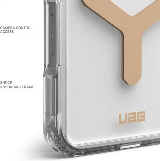 UAG Plyo Apple iPhone 16 Pro Max Hoesje MagSafe Back Cover Ice Goud afbeelding 5