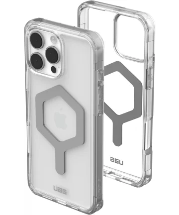 UAG Plyo Apple iPhone 16 Pro Max Hoesje MagSafe Back Cover Ice Zilver Hoesjes