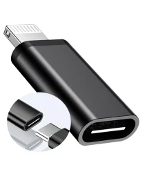 USB - C naar Lightning Adapter Zwart