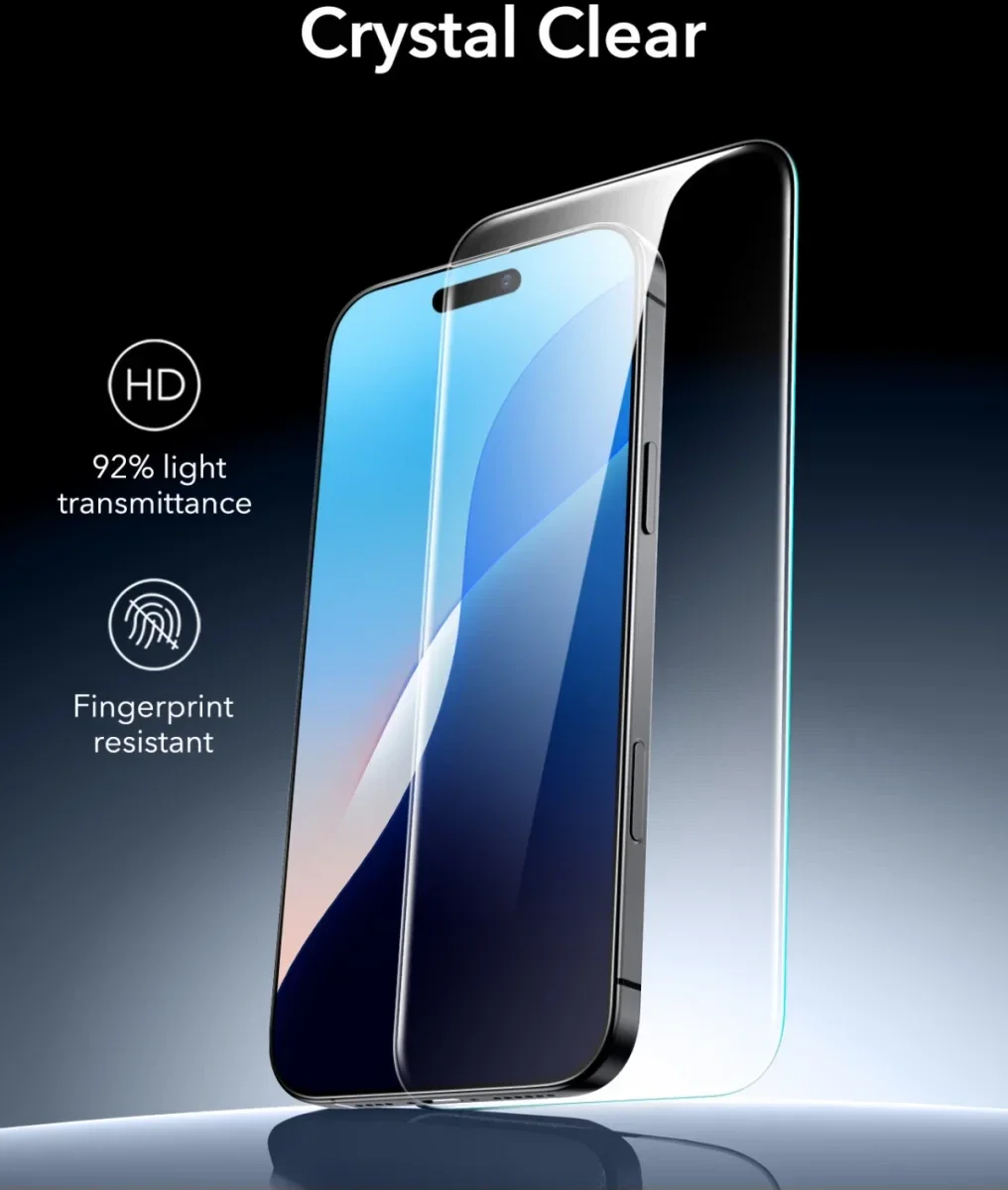 ESR Armorite Apple iPhone 16 Pro Max Screen Protector Tempered Glass afbeelding 4