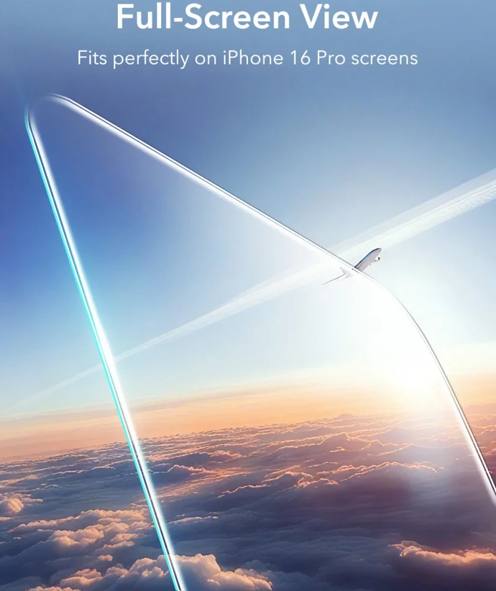 ESR Armorite Apple iPhone 16 Pro Max Screen Protector Tempered Glass afbeelding 6