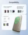 ESR Qi2 MagSlim 15W Power Bank met Magsafe 10.000mAh Titanium afbeelding 8