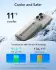 ESR Qi2 MagSlim Kickstand 15W Powerbank met MagSafe 5000mAh Titanium afbeelding 6