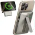 ESR Qi2 MagSlim Kickstand 15W Powerbank met MagSafe 10000mAh Titanium afbeelding 1