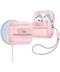 ESR HaloLock Pulse AirPods 4 (2024) Hoes MagSafe Roze