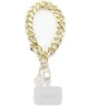 Guess 4G Charm Wrist Chain Hand Strap Universeel Telefoonkoord / Polsband Goud