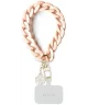 Guess 4G Charm Wrist Chain Hand Strap Universeel Telefoonkoord / Polsband Roze